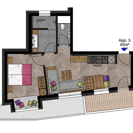 Apartment Rainer - Mittendrin Söll