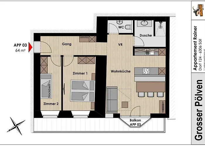 Apartment Rainer - Mittendrin Soll
