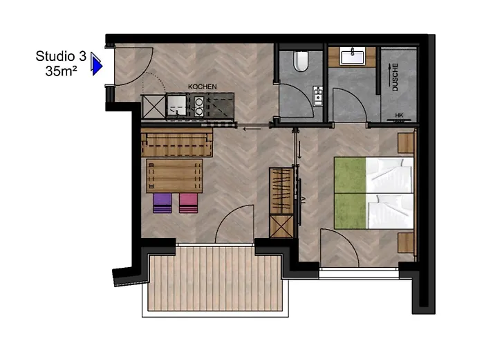 Lägenhet Rainer - Mittendrin Söll