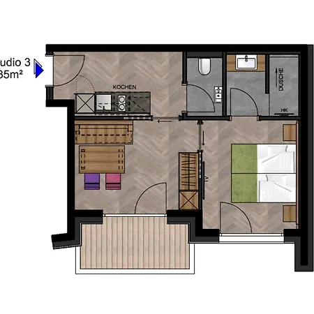 Apartman Rainer - Mittendrin Söll