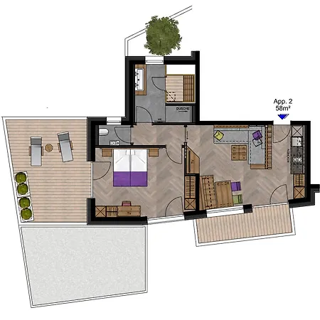 Rainer - Mittendrin Apartman