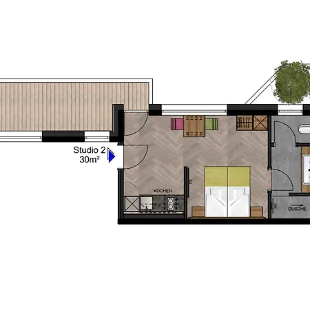 Rainer - Mittendrin דירה *